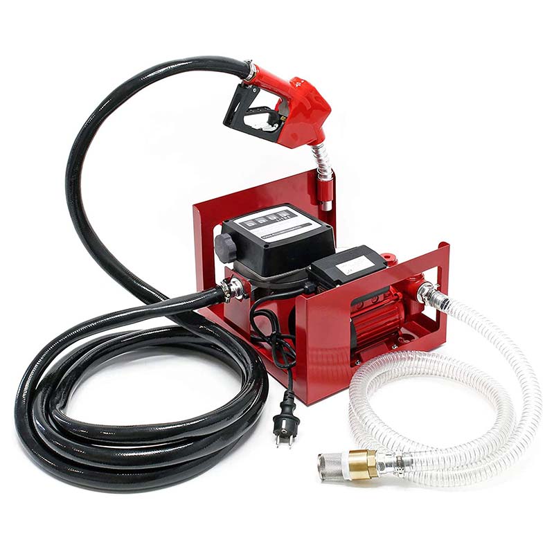 Itseimeytyvä sähköinen dieselöljyn siirtopumppu 4-numeroisella virtausmittarilla