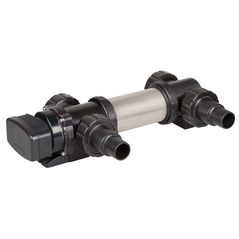 Vedenkäsittelyn UV-sterilisaattori, jonka sisällä on ruostumattomasta teräksestä valmistettu heijastin